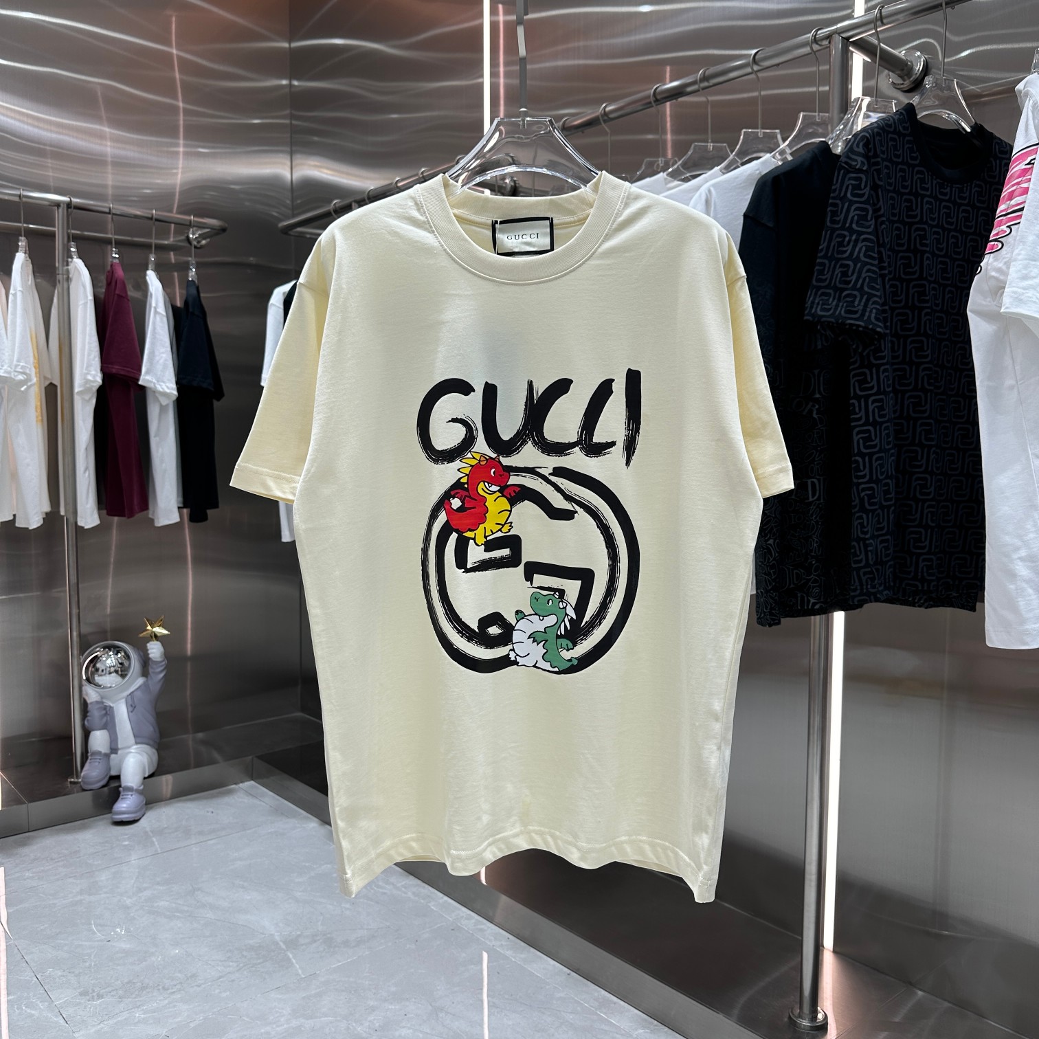 GUCC* 24SS 프린트 티셔츠(해외최상급)