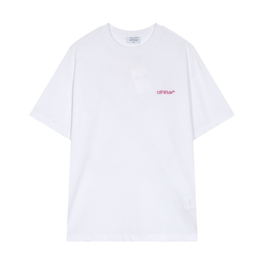 Off-White 24SS 낫 화살 프린트 반팔 티셔츠(해외최상급)